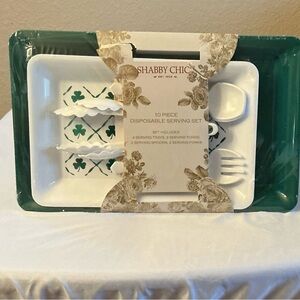 Shabby Chic Floral 10 Piece Serving Set